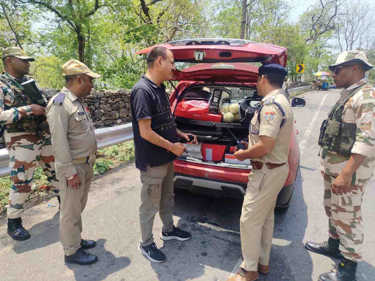 चारधाम यात्रा की सुरक्षा को लेकर अलर्ट मोड में टिहरी पुलिस, ITBP के साथ चल रहा सघन चेकिंग अभियान