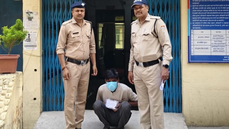 चंद्रभागा नदी किनारे अवैध नशीले इंजेक्शन की तस्करी करते अभियुक्त गिरफ्तार