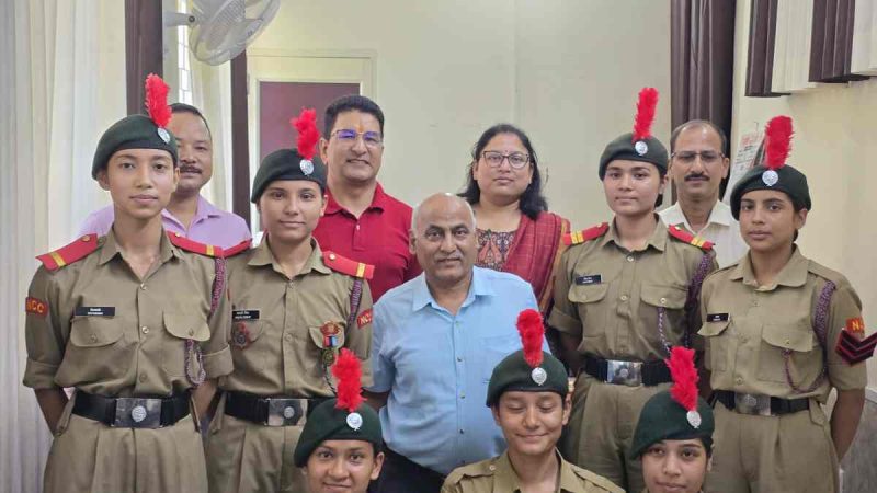 एमबी पीजी कॉलेज हल्द्वानी में एनसीसी रैंक सेरेमनी सम्पन्न