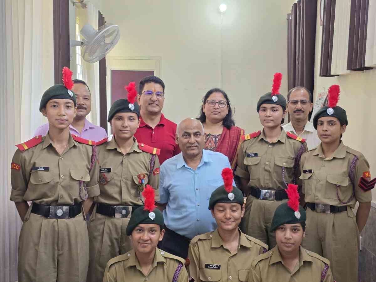 एमबी पीजी कॉलेज हल्द्वानी में एनसीसी रैंक सेरेमनी सम्पन्न