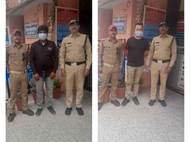 पुलिस ने दो वारंटियों को किया गिरफ्तार