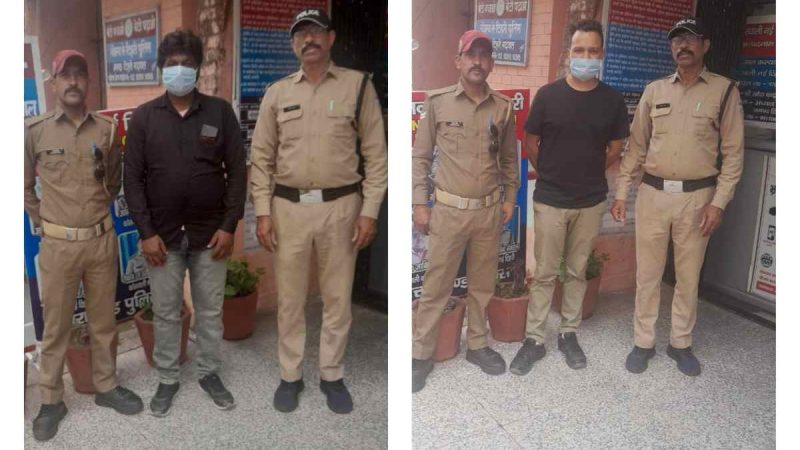 पुलिस ने दो वारंटियों को किया गिरफ्तार