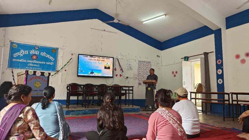 अंतर्राष्ट्रीय योग दिवस पर राजकीय महाविद्यालय खाड़ी में योग अभ्यास कार्यक्रम आयोजित