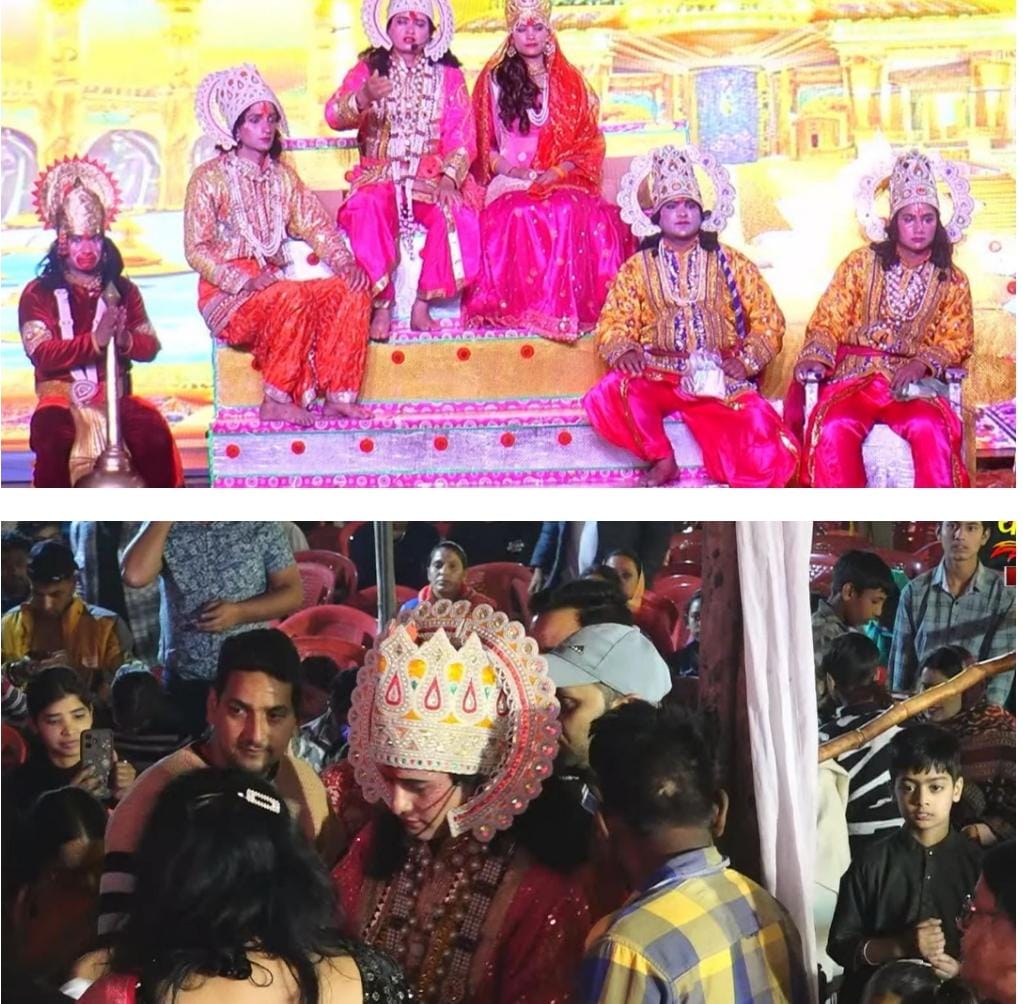 नई टिहरी में भव्य और हाईटेक रामलीला का भगवान राम के राजतिलक के साथ ही समापन