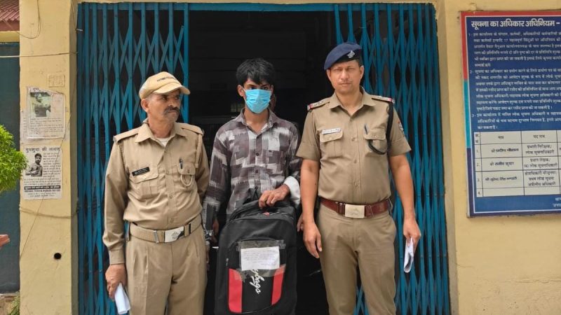 अवैध तमंचा व कारतूस के साथ युवक गिरफ्तार