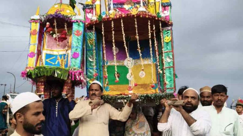 मोहर्रम: ताजिया जुलूस के साथ हजरत इमाम हुसैन की शहादत को किया याद