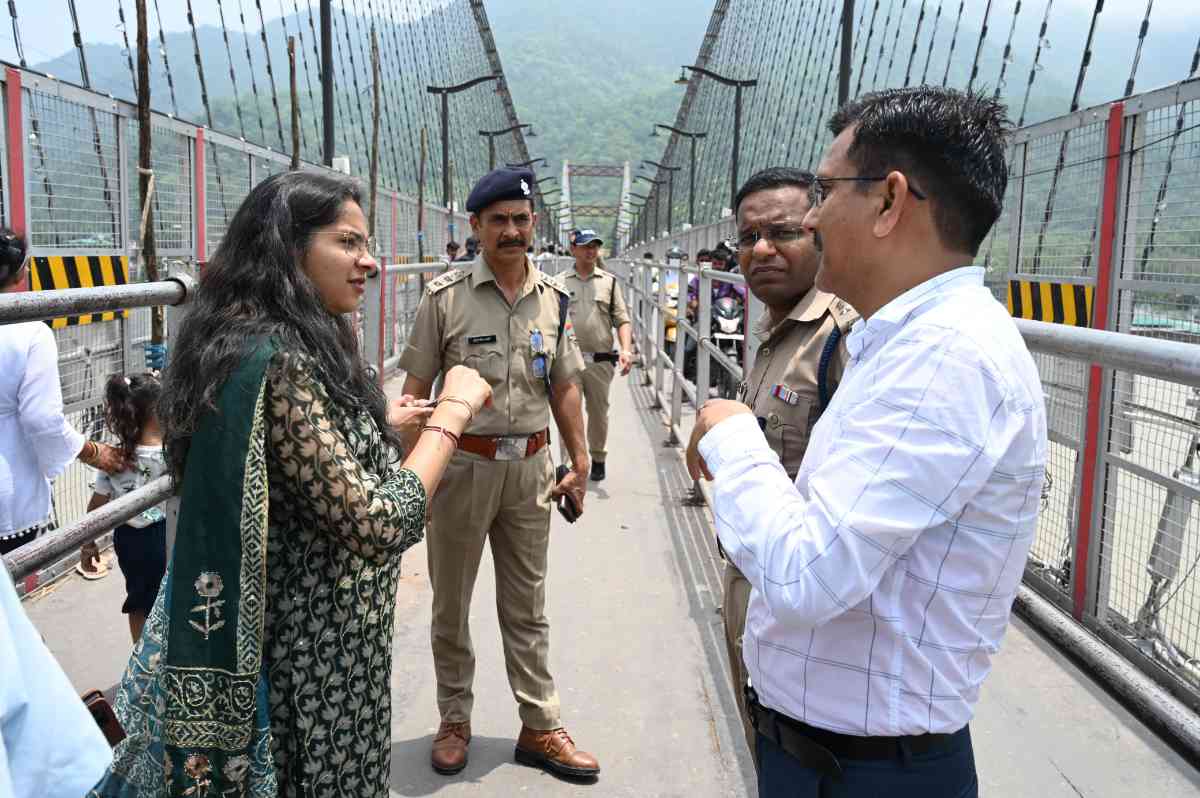 कांवड़ यात्रा की तैयारियों को लेकर डीएम और एसएसपी ने किया स्थलीय निरीक्षण
