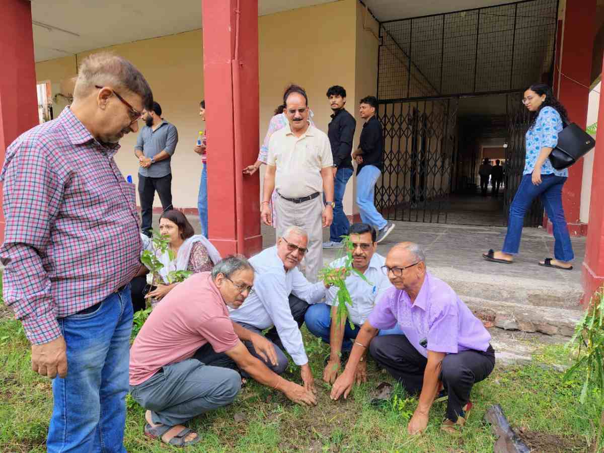 हरेला पर्व पर श्रीदेव सुमन विश्वविद्यालय परिसर में वृक्षारोपण
