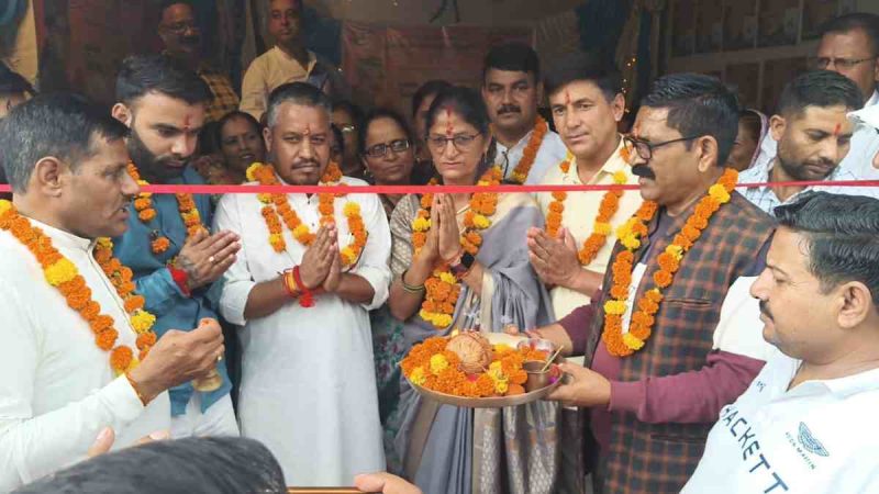 बागी वार्ड से भाजपा प्रत्याशी आनंदी नेगी के चुनाव कार्यालय का उद्घाटन, जनसंपर्क अभियान प्रारंभ