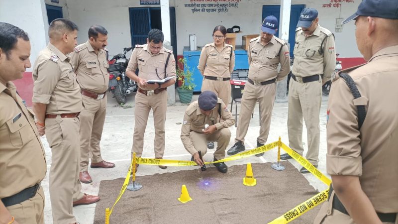 पुलिस कर्मियों को ड्रग डिटेक्शन और क्राइम सीन जांच का दिया प्रशिक्षण