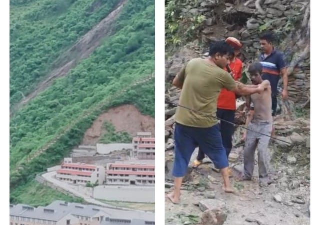 ब्रेकिंग न्यूज़ | देवप्रयाग में भूस्खलन का कहरवार्ड नंबर 4 में पहाड़ी टूटने से मकान ध्वस्त, बाल-बाल बचे पिता-पुत्र