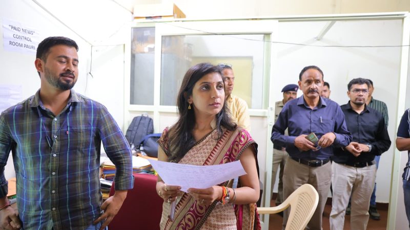 पौड़ी: प्रथम चरण का मतदान शांतिपूर्ण सम्पन्न, 59.58% मतदाताओं ने डाले वोट