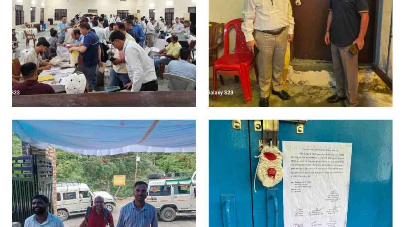 मतदान के बाद सभी पोलिंग पार्टियां सकुशल वापस लौटीं, मतपेटियां स्ट्रांग रूम में सुरक्षित जमा