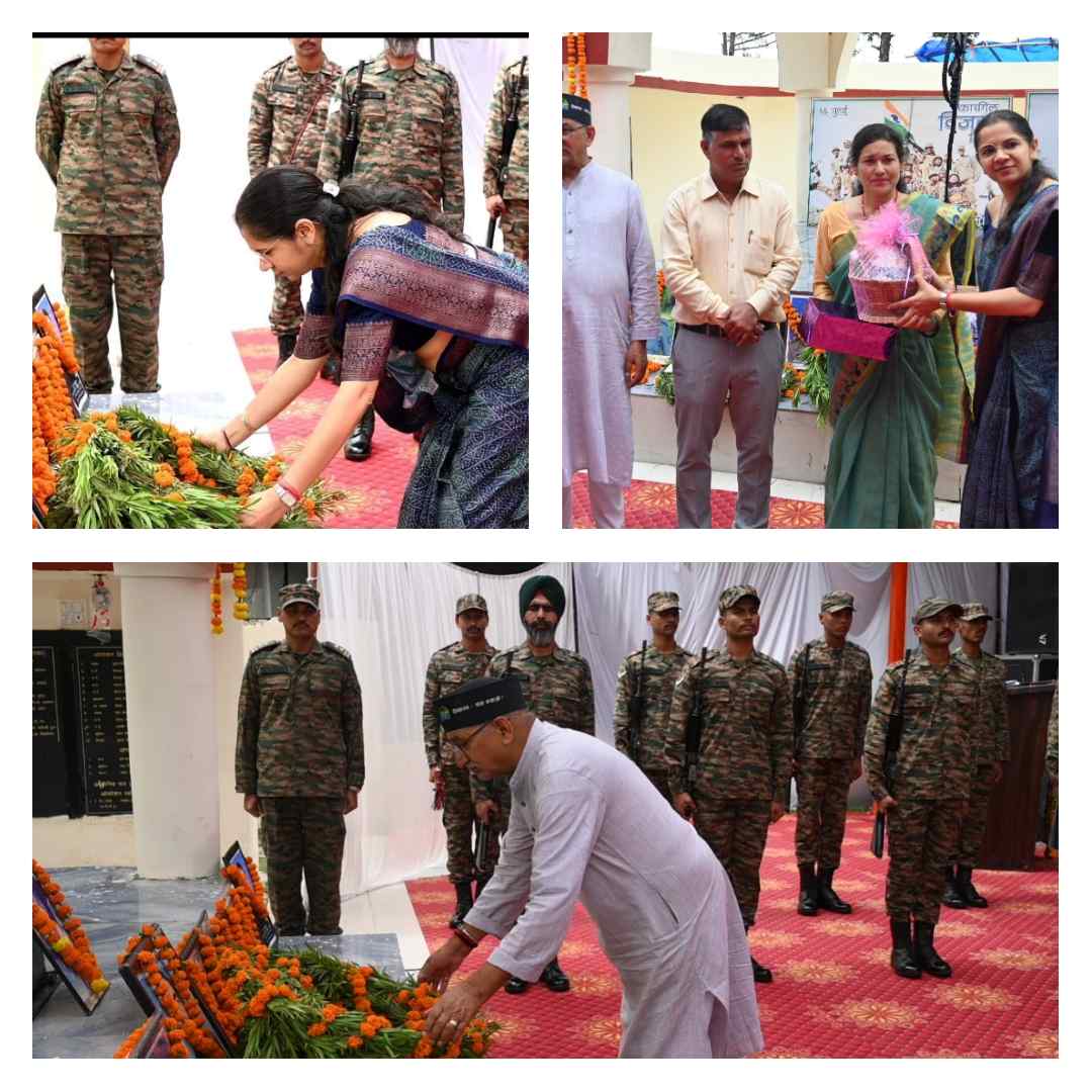 शौर्य दिवस पर नई टिहरी में वीर शहीदों को दी गई श्रद्धांजलि, वीरांगनाओं को किया गया सम्मानित