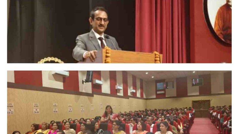 दीक्षारंभ कार्यक्रम में कुलपति का आह्वान– “संकल्प लें, लक्ष्य तय करें और अभी से तैयारी में जुट जाएं”
