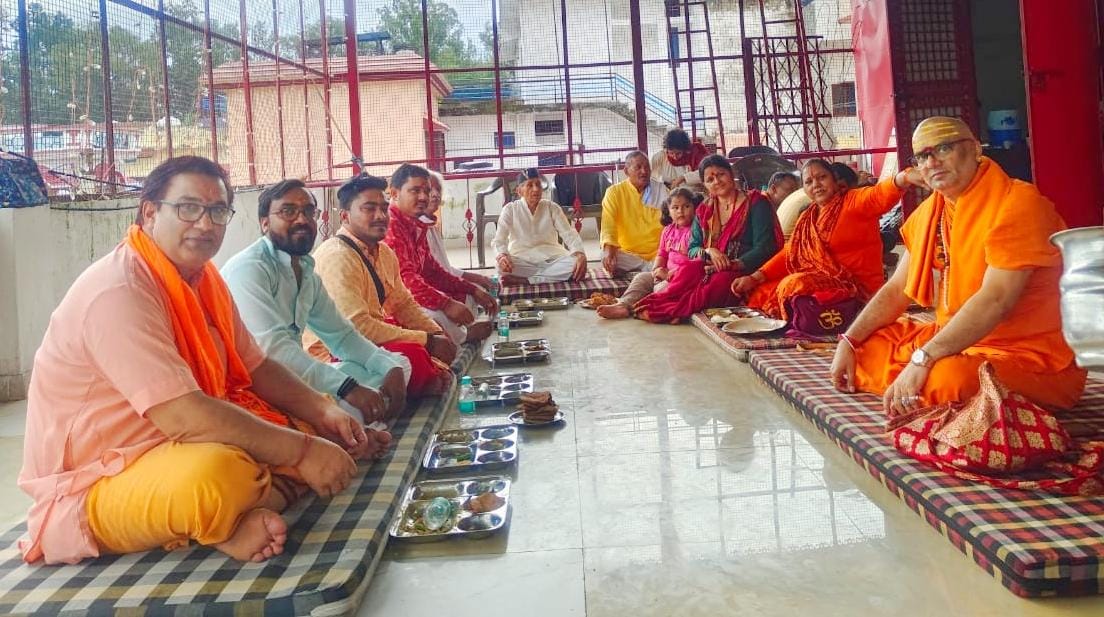 नवदुर्गा मंदिर क्लेमेनटाउन में हवन-पूजन और भंडारे के साथ शिव महापुराण कथा का समापन