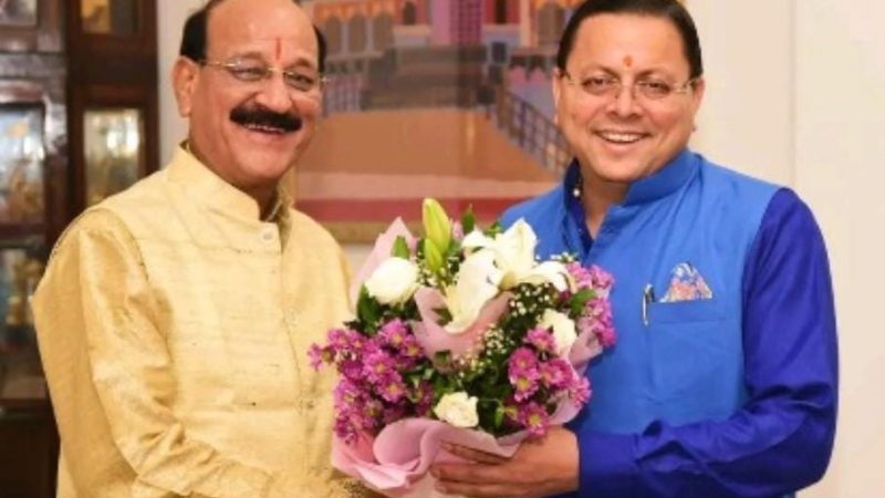 मुख्यमंत्री धामी ने सुबोध उनियाल को सौंपी विधायी व संसदीय कार्य मंत्री की जिम्मेदारी